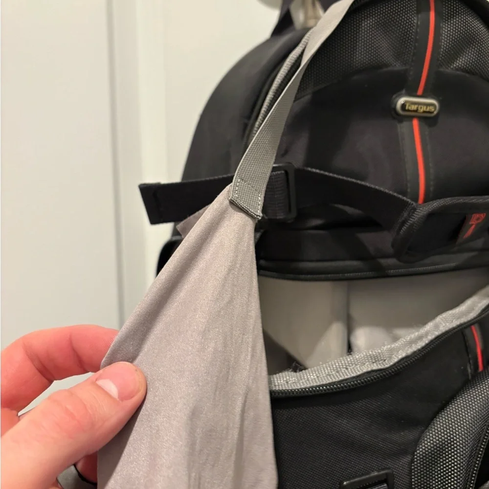 Targus Black Camera Backpack with Red Accent